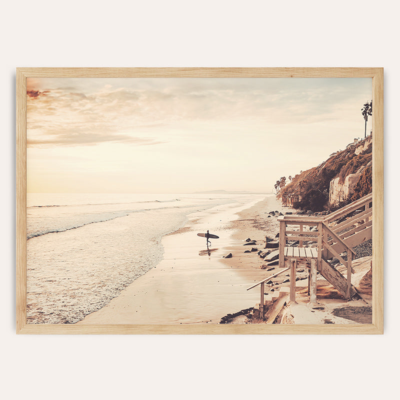 Catching The Waves / Framed Print - Sisi And Seb - Framed Prints Sisi And Seb