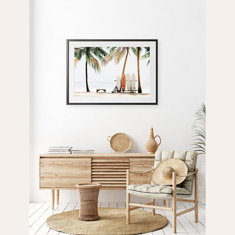 Surfing in Hawaii / Art Print - Sisi And Seb - Art Prints Sisi And Seb