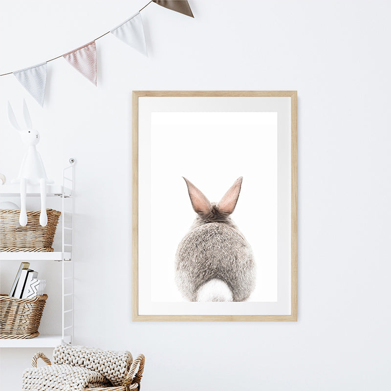 a picture of a bunny rabbit in a frame