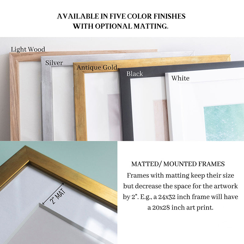 Abstract Ocean Set / Framed Prints - Sisi And Seb - Wall Art Sets