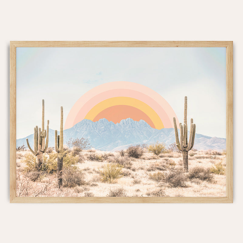 Arizona Sunrise / Framed Print - Sisi And Seb - Framed Prints