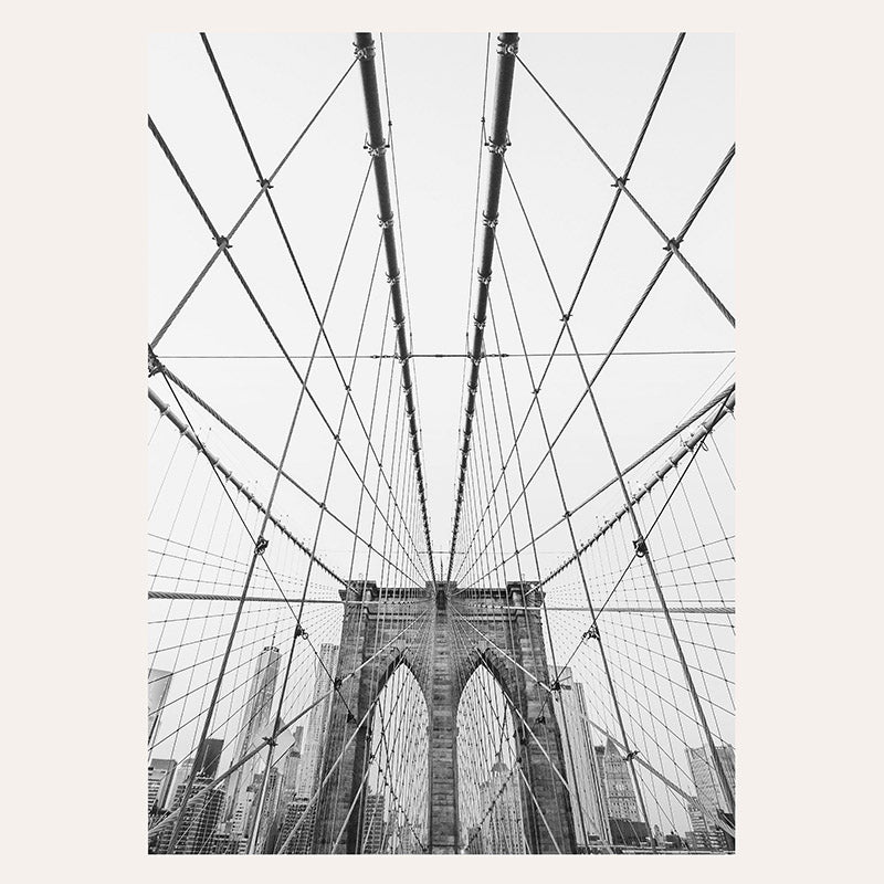Brooklyn Bridge BW / Art Print - Sisi And Seb - Art Prints