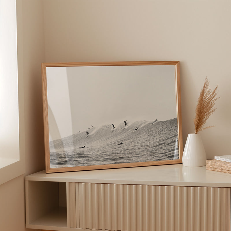 Dance with the Tides BW / Art Print - Sisi And Seb - Art Prints