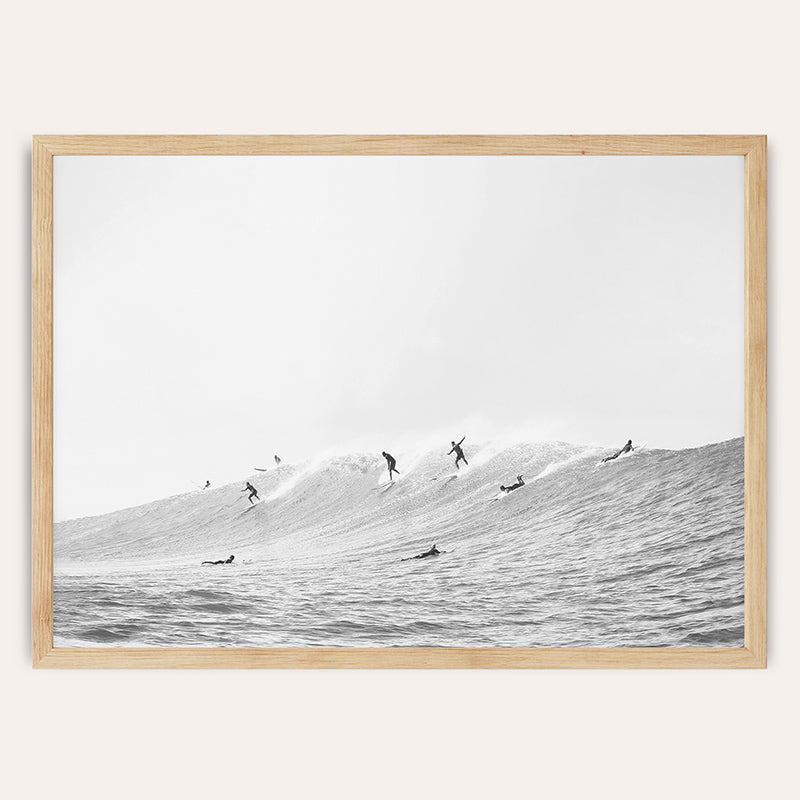 Dance with the Tides BW / Framed Print - Sisi And Seb - Framed Prints
