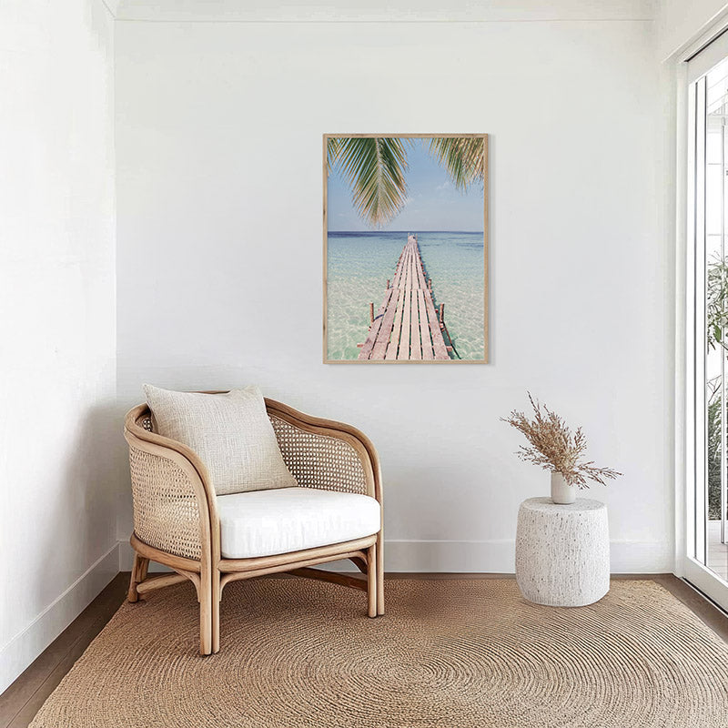 Endless Ocean Path / Framed Print - Sisi And Seb - Framed Prints