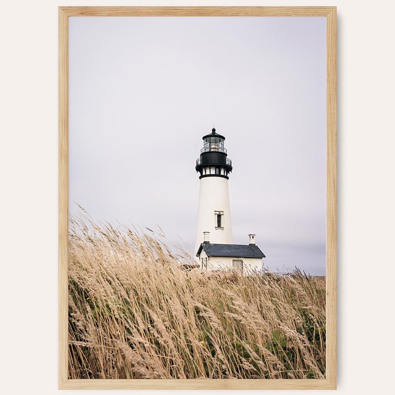 Guiding Lighthouse / Framed Print