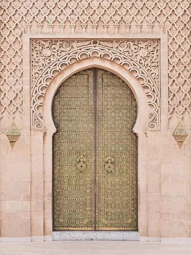 Moroccan Door Art Print