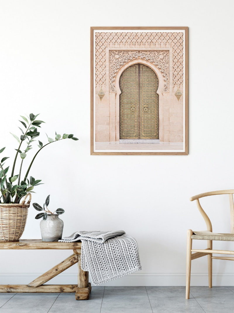 Moroccan Door Boho Wall Art