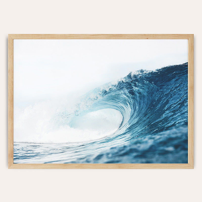 Rip Tide Curl / Framed Print - Sisi And Seb - Framed Prints