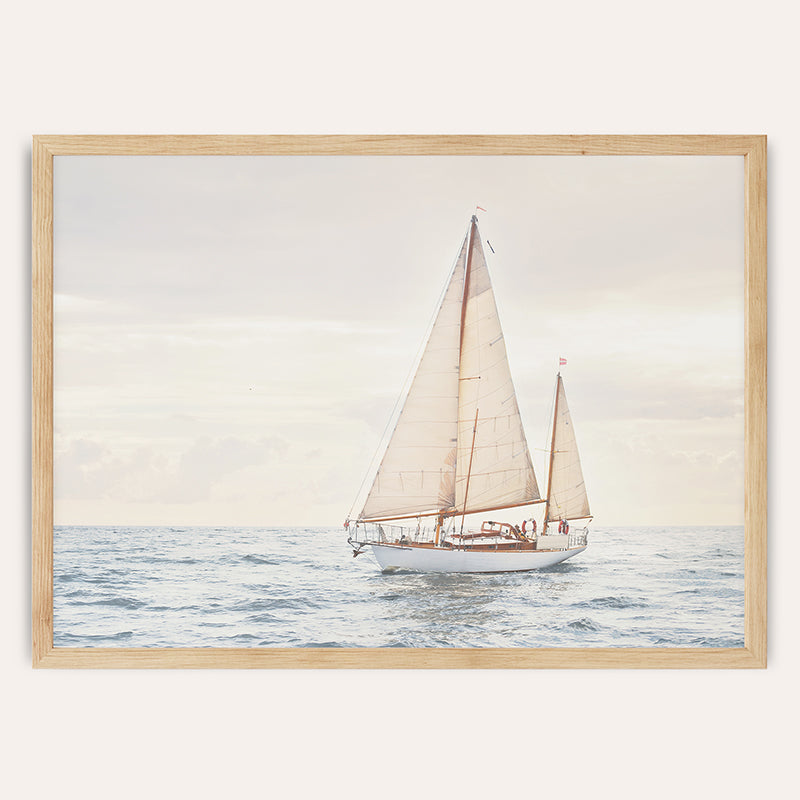 Sailing Beyond / Framed Print - Sisi And Seb - Framed Prints