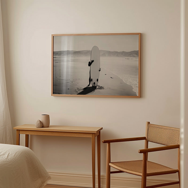 The Waiting Game BW / Framed Print - Sisi And Seb - Framed Prints
