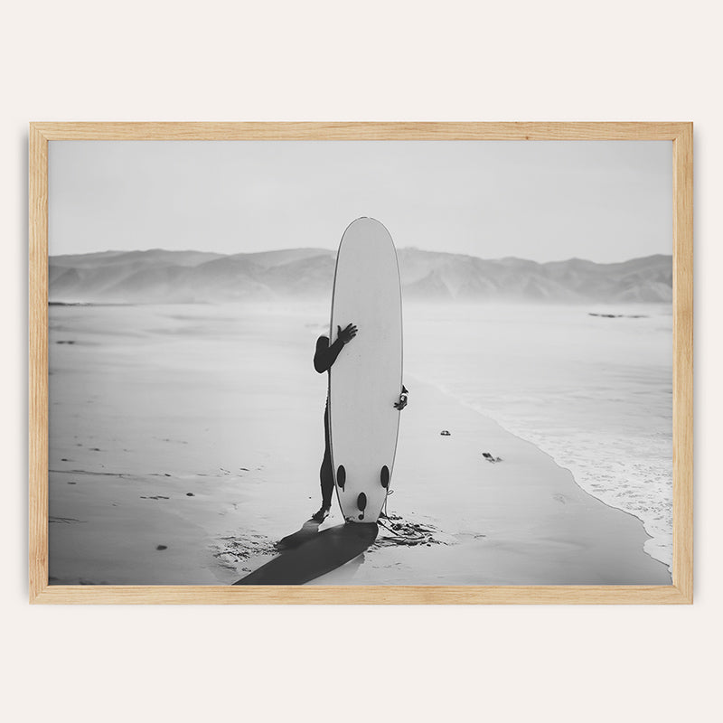 The Waiting Game BW / Framed Print - Sisi And Seb - Framed Prints