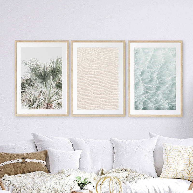 Tranquil Coastline Set / Framed Prints - Sisi And Seb - Wall Art Sets