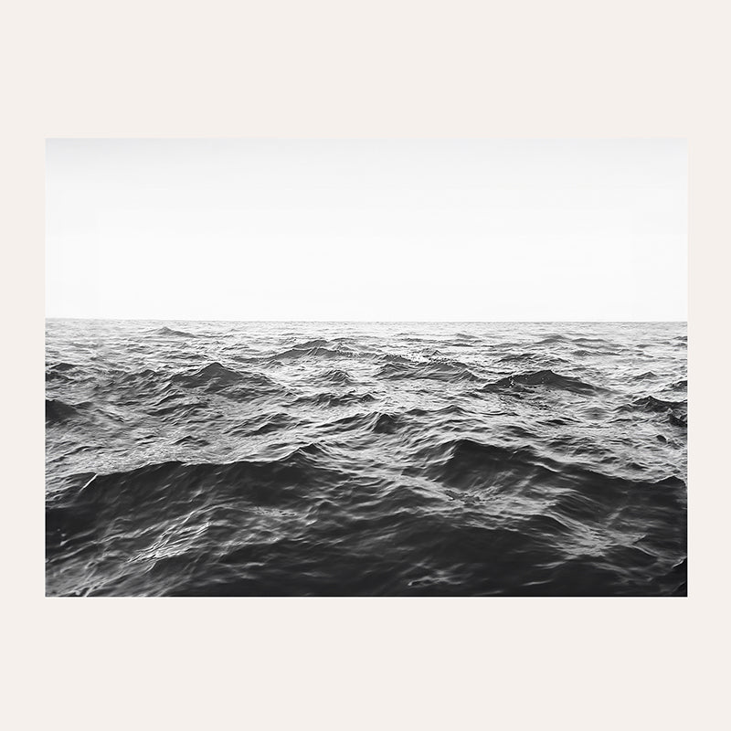 Wavy Horizon BW / Art Print - Sisi And Seb - Art Prints