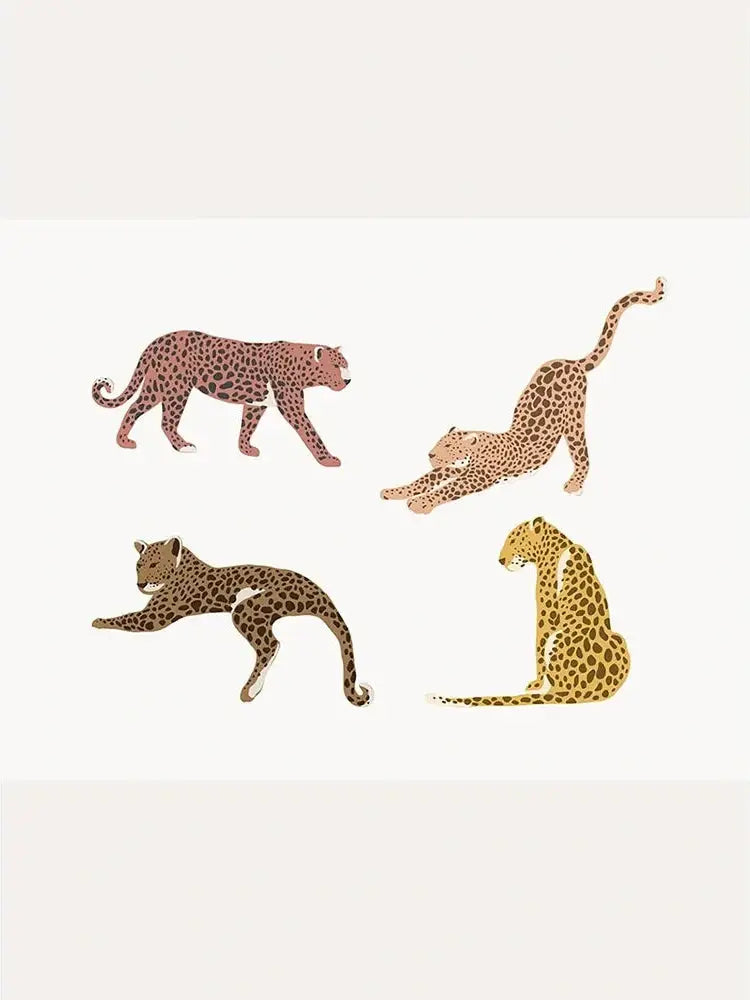 Leopards Play Art Print