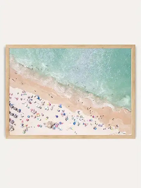 Pastel Beach /  FRAMED PRINT