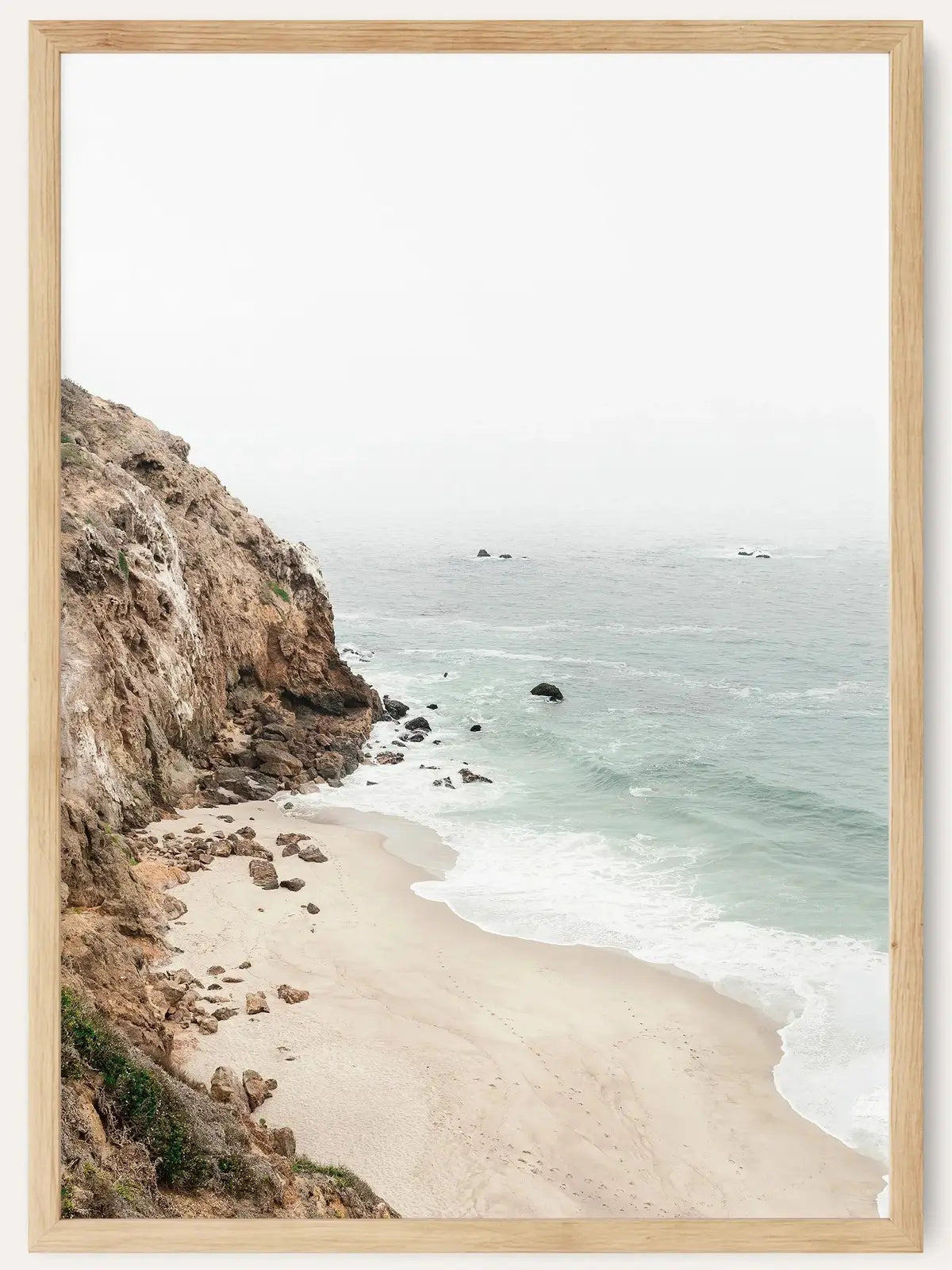 Coast in California /  FRAMED PRINT
