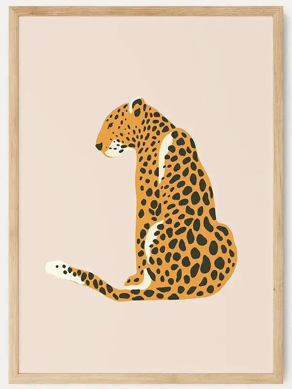 Leopard Blush Pink /  FRAMED PRINT