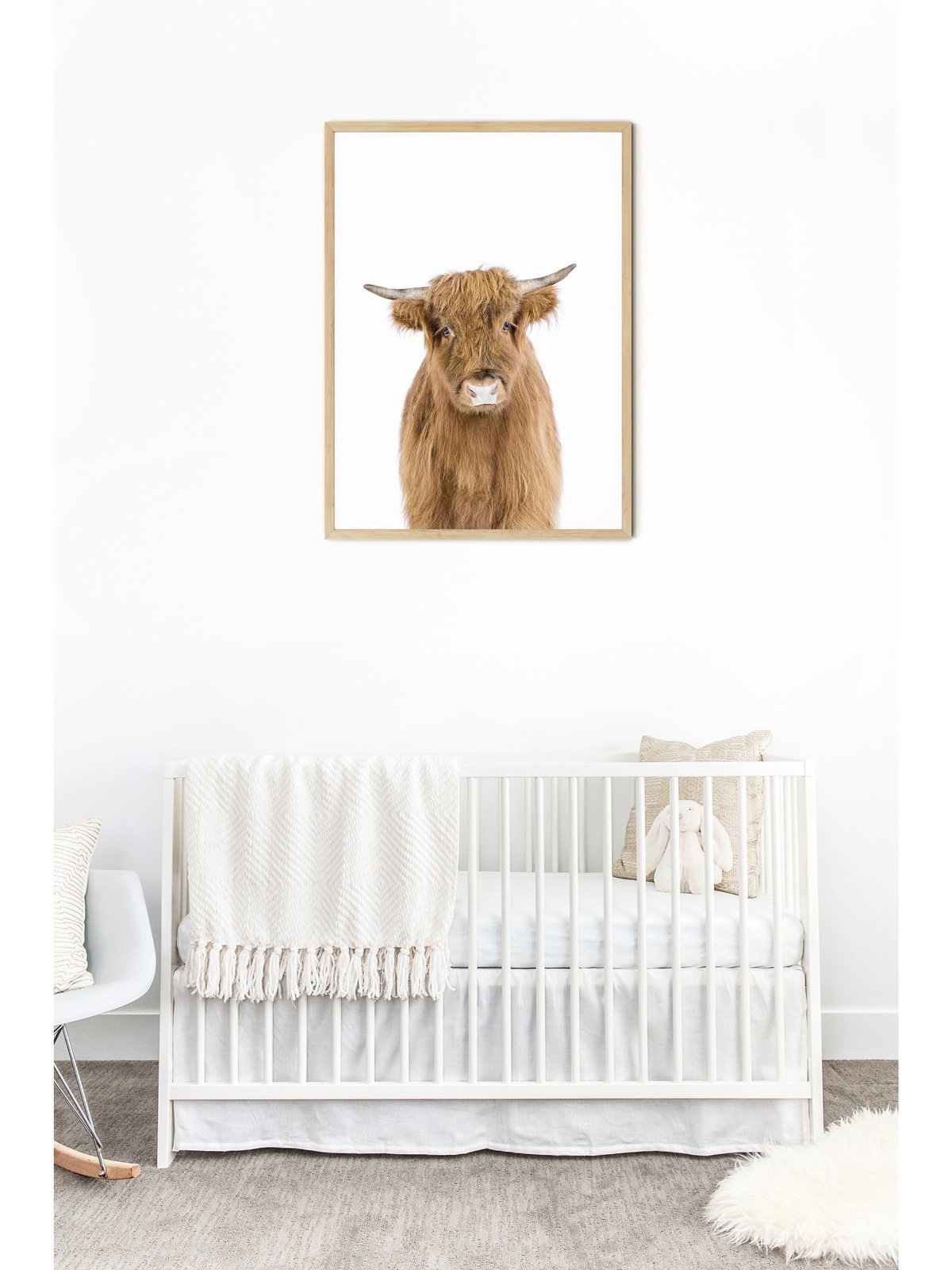 Baby Cow Art Print