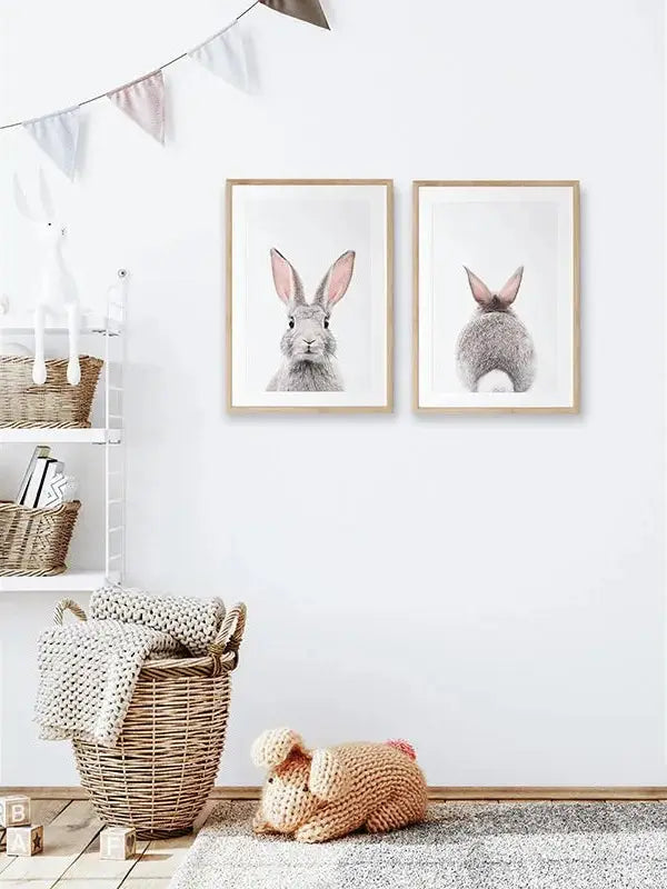 Bunny Bum Art Print