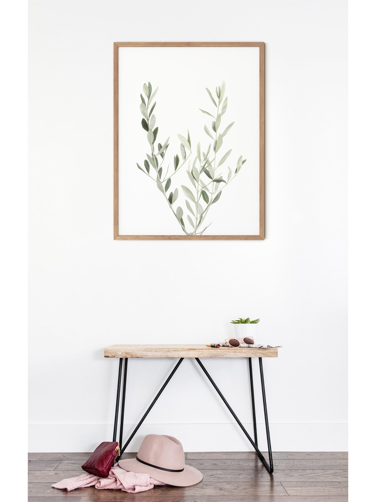 Botanical II - Olive Branch Art Print